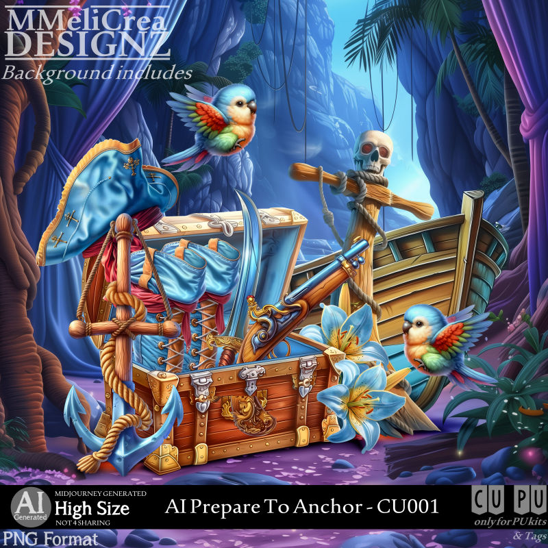 (image for) AI - Prepare To Anchor - CU001 (CU4PU/PNG/PACK)